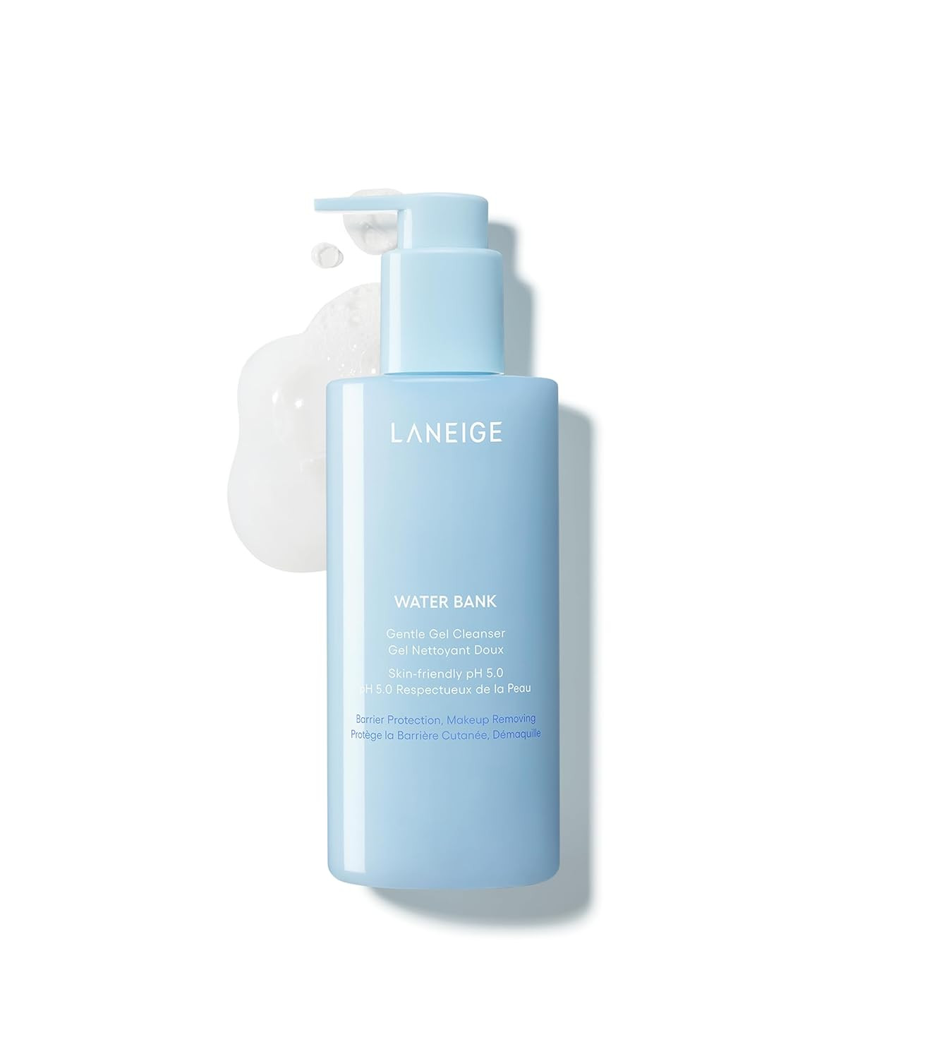 Amazon.com: LANEIGE Water Bank Gentle Gel Cleanser: pH-Balanced & Barrier-Boosting Gel Cleanser w... | Amazon (US)