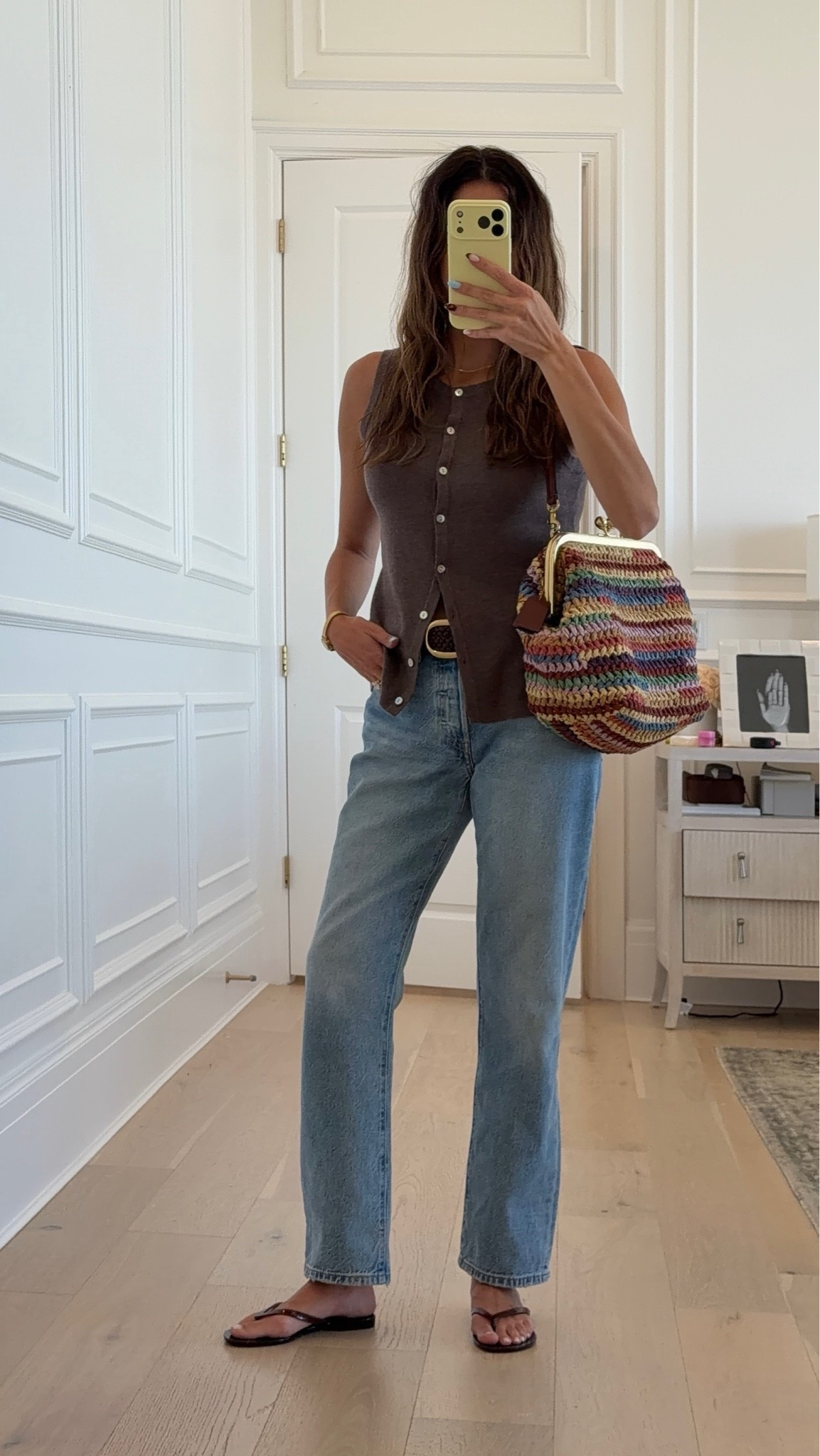 Love this statement bag! 🩷🤎🤍

#LTKootd #LTKgrwm