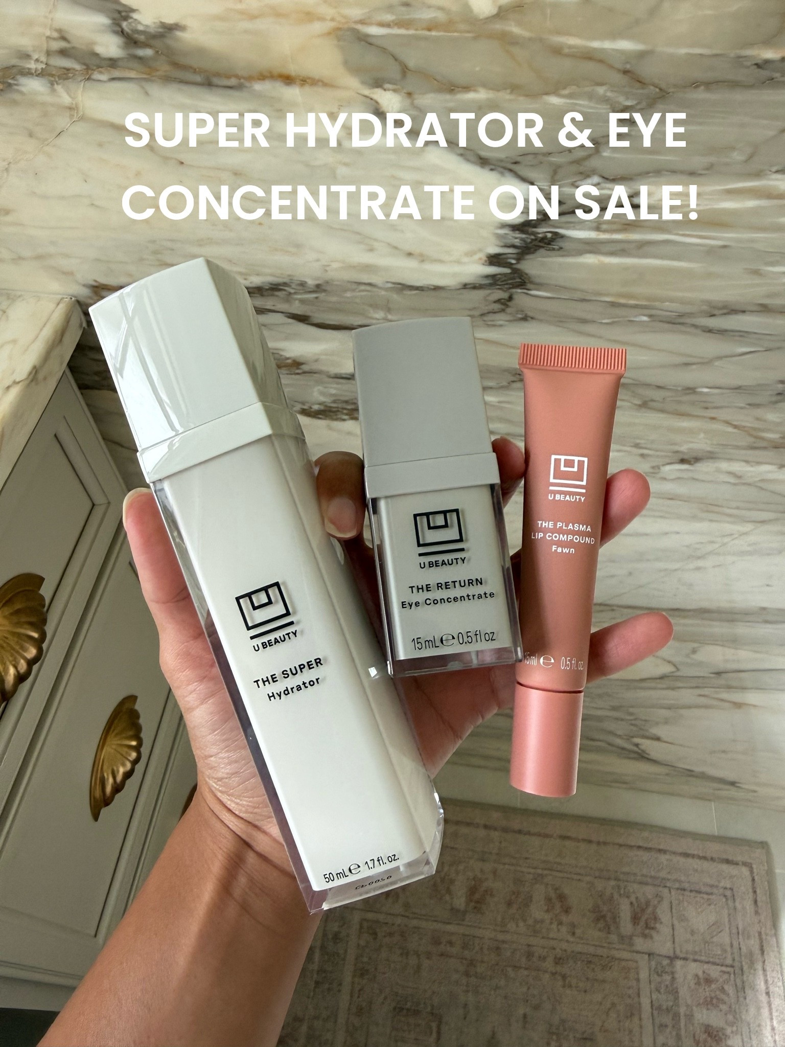 If you’ve been looking for a new moisturizer to try, I highly recommend the UBeauty super hydrator as well their eye concentrate and lip plasma! Currently on sale at Nordstrom!

#LTKSaleAlert #LTKBeauty