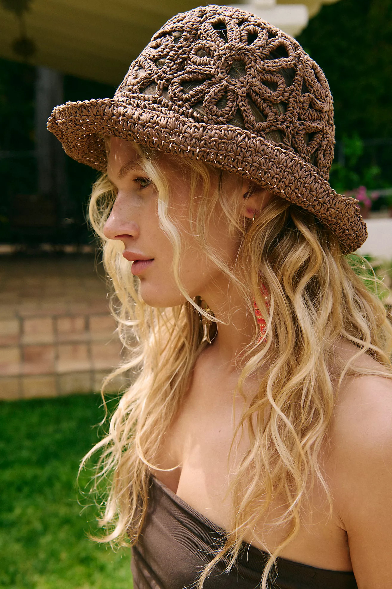 Cut-Out Daisy Straw Hat | Free People (Global - UK&FR Excluded)