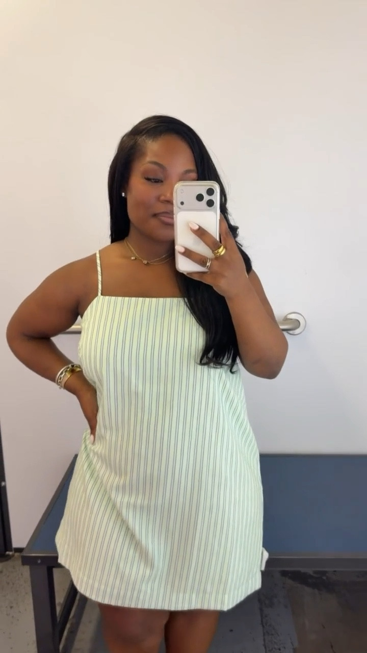 Pin stripe dress for Spring! So easy to just throw on for the warmer months 💚

Dress is 50% off at Old Navy ✨

Wearing size XL

#LTKPetite #LTKMidsize #LTKSaleAlert