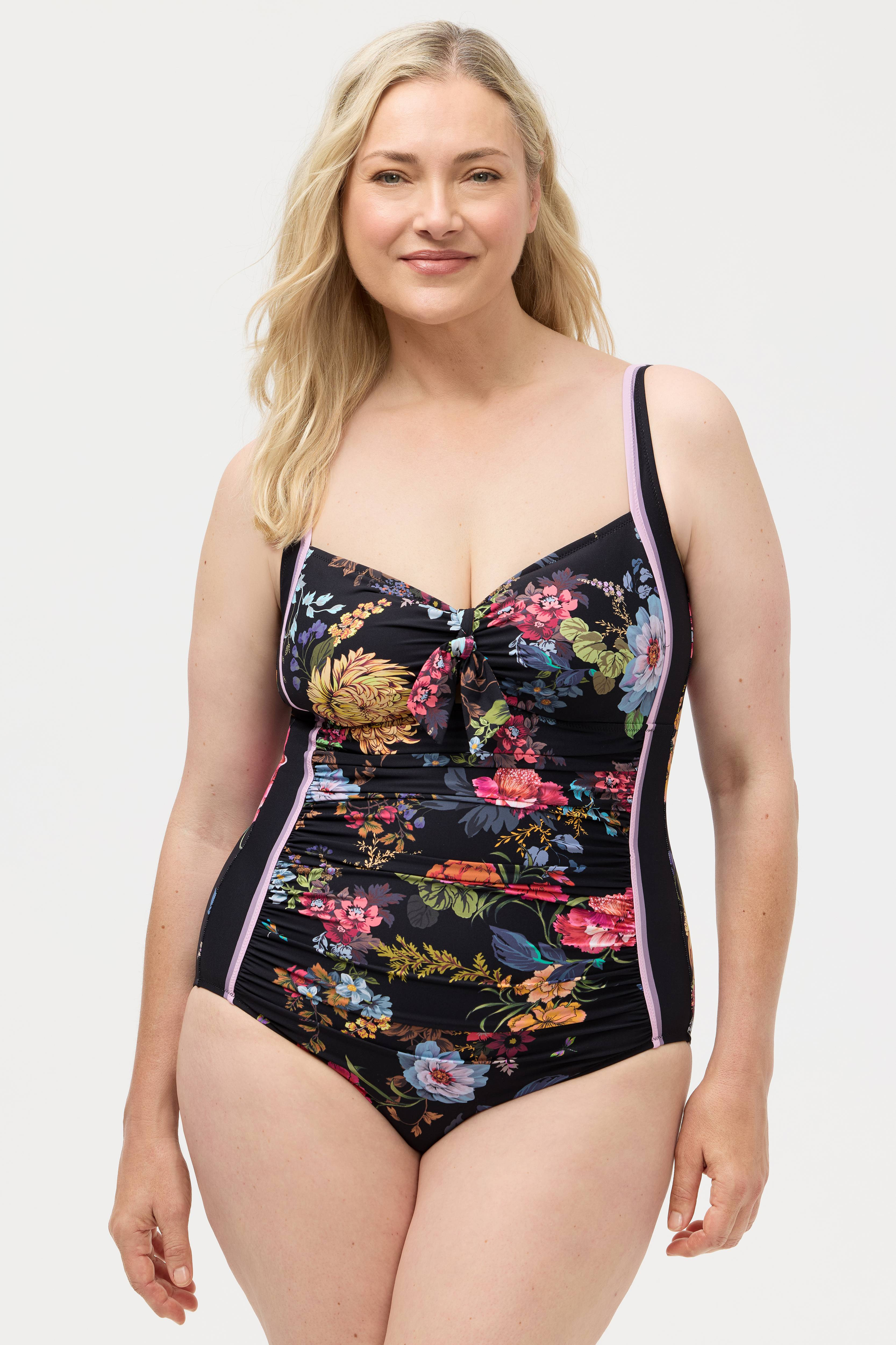 BACCARA TIE RUCHED ONE PIECE
                                
                                   ... | Johnny Was