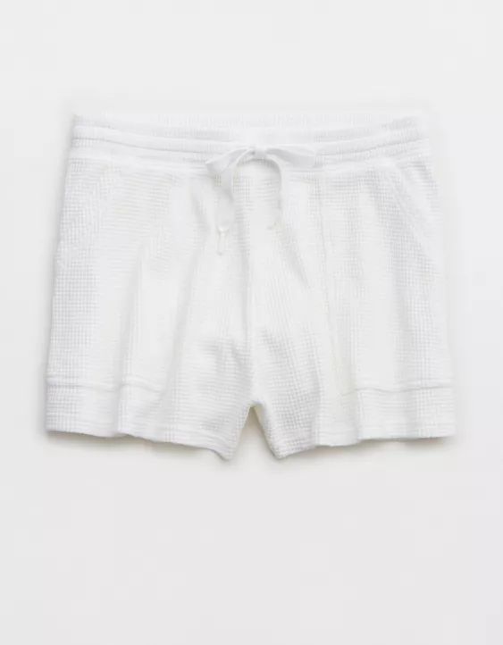 OFFLINE By Aerie Wow! Waffle High Waisted Shorts | Aerie