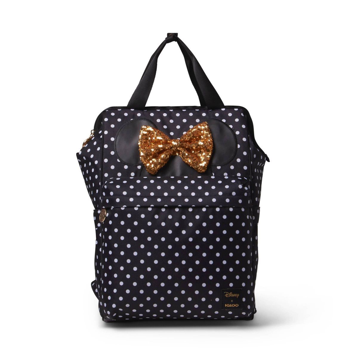 Igloo Disney Minnie Mouse Leftover Backpack 24 Cans Soft-Sided Cooler - Black | Target