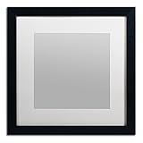 Trademark Fine Art Heavy Duty 16x16 Black Picture Frame with 11x11 White Mat | Amazon (US)