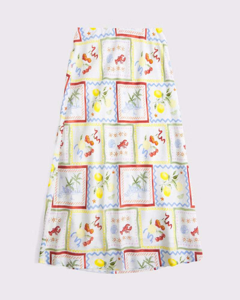 Women's Mid Rise Maxi Skirt | Women's Bottoms | Abercrombie.com | Abercrombie & Fitch (US)