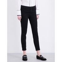 J Brand Anja cropped mid-rise skinny jeans, Women's, Size: 25, Black | Selfridges