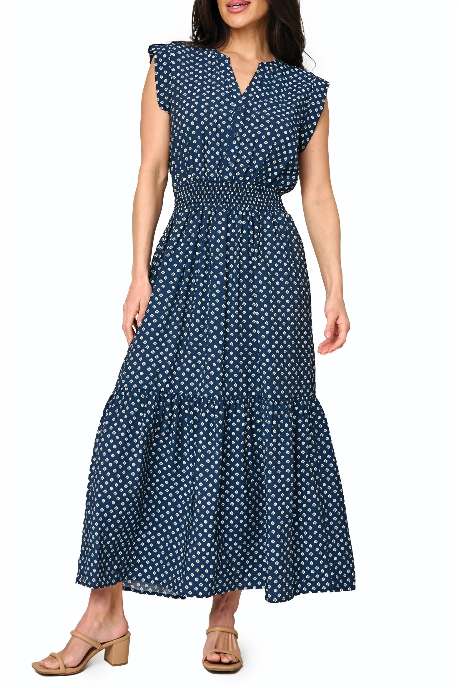 Bohemian Smock Waist Maxi Dress (Women) | Nordstrom | Nordstrom