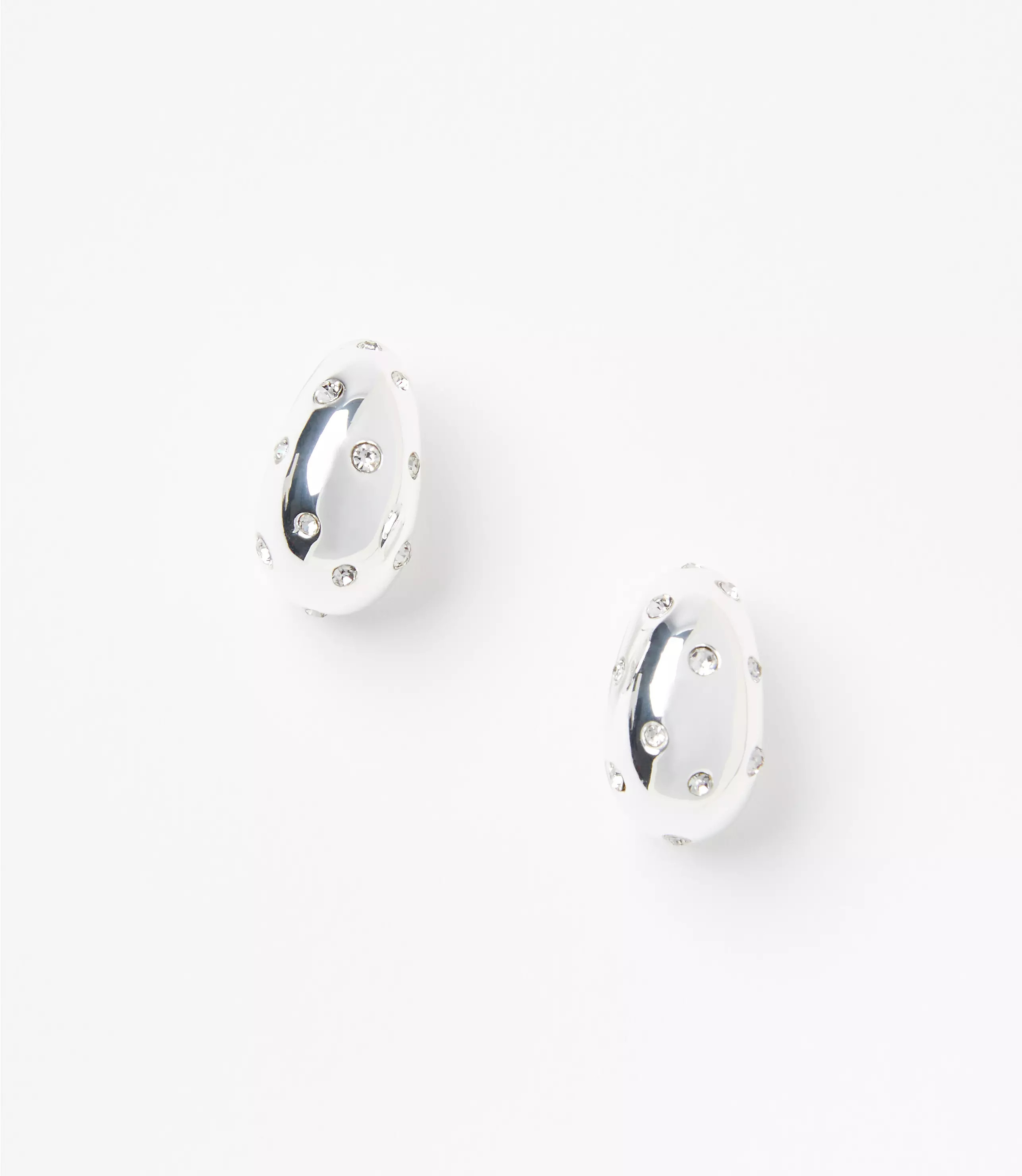 Sparkle Teardrop Stud Earrings | LOFT