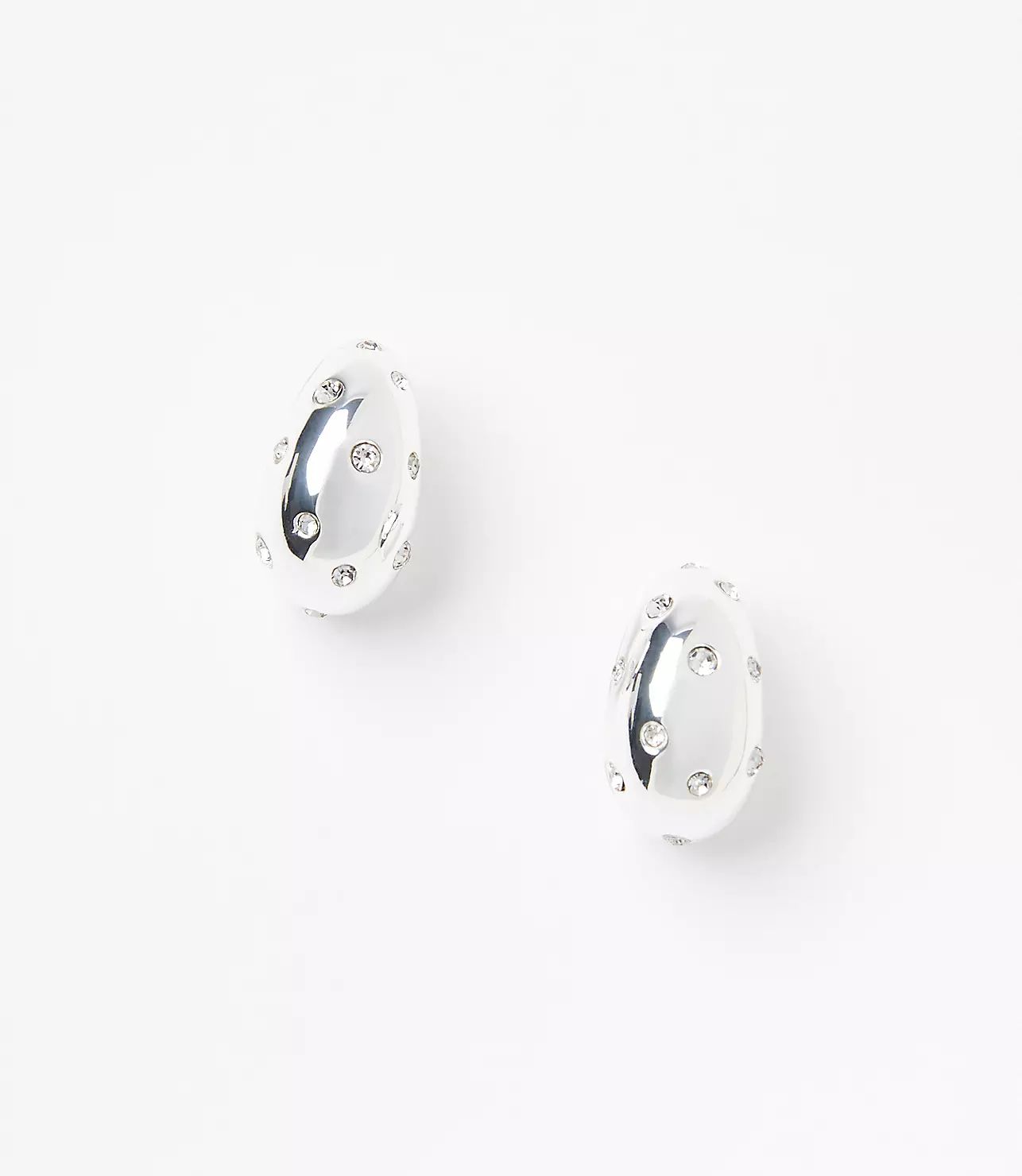 Sparkle Teardrop Stud Earrings | LOFT