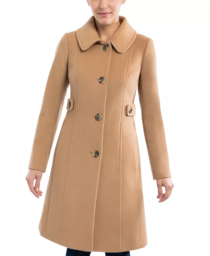 Women's Cashmere Blend Walker Coat | Macy's