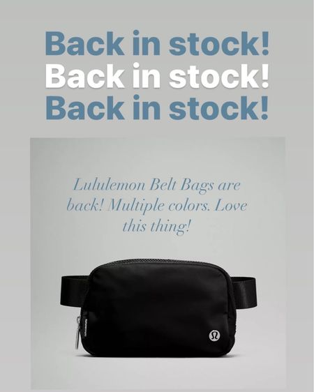 Love my belt bag! Grab it now while it’s back in stock!!

#LTKunder50 #LTKGiftGuide #LTKitbag