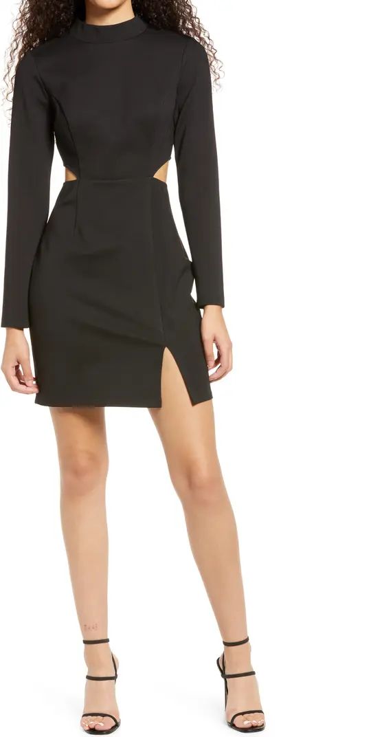 Lulus Awestruck Long Sleeve Cutout Dress | Nordstrom | Nordstrom