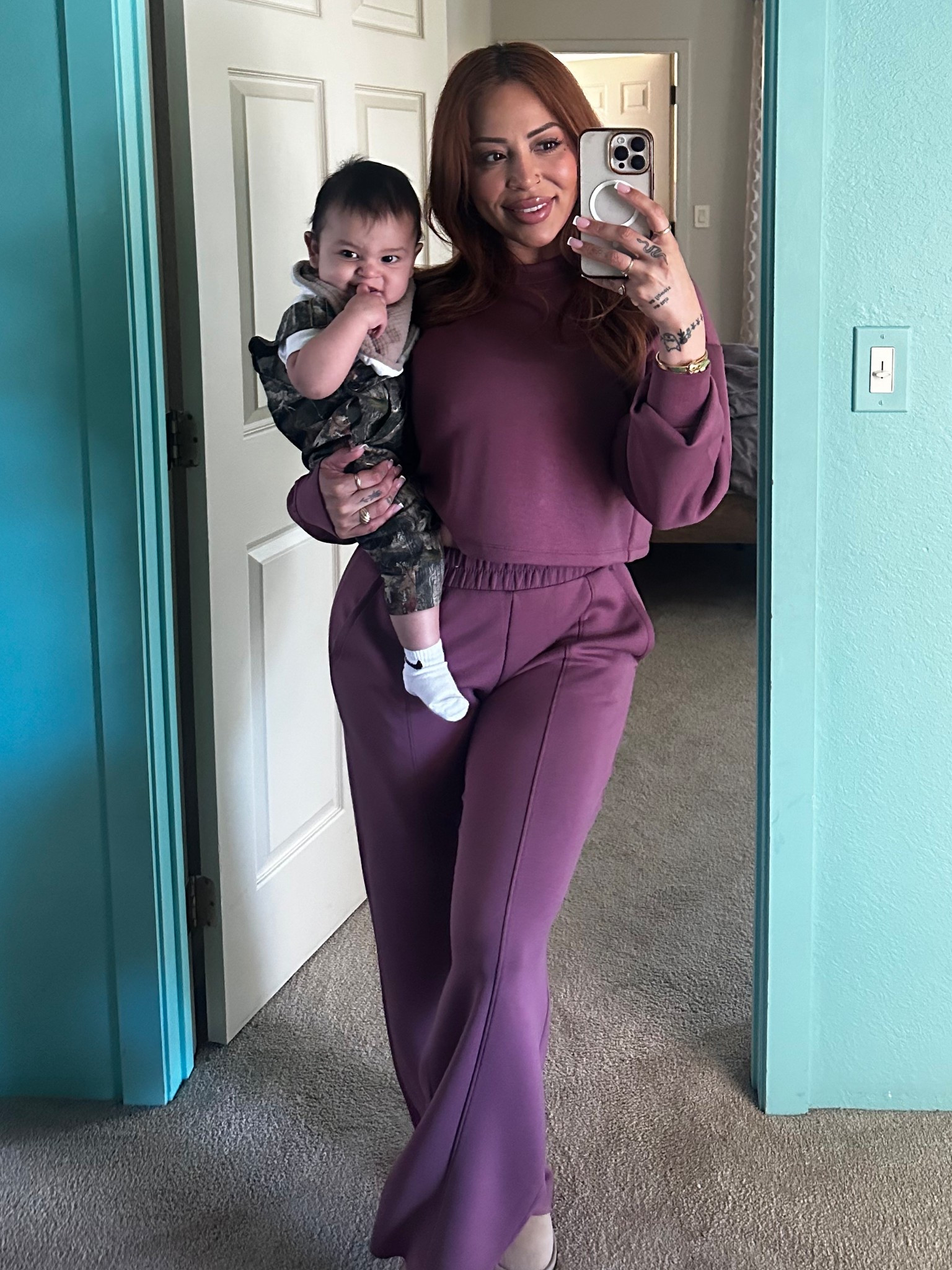 Wearing a size small but could have definitely gone with an XS