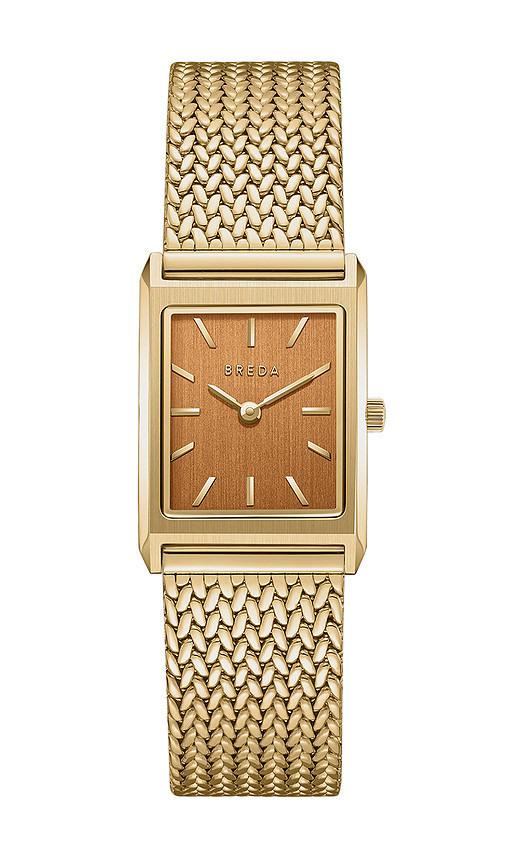 Breda Small Virgil Watch in Metallic Gold. | Revolve Clothing (Global)