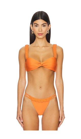 x REVOLVE Eliza Top in Burnt Orange | Revolve Clothing (Global)