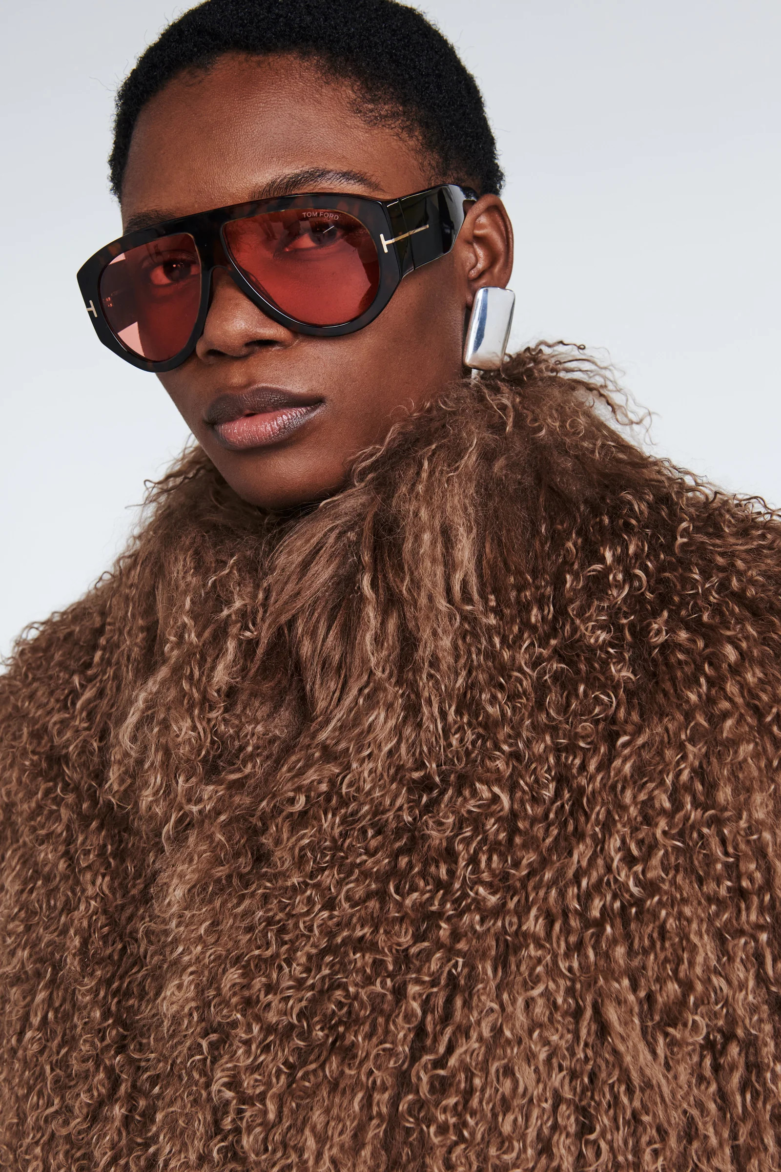 Rochelle Shearling Coat | DUCIE