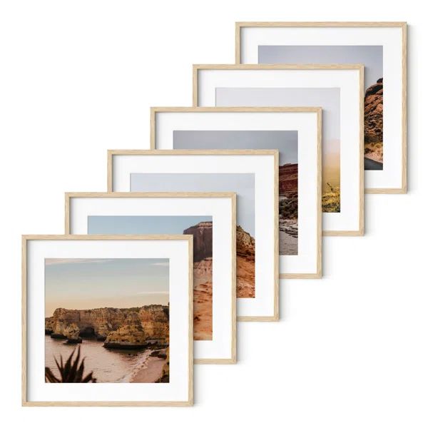 Wood Picture Frame - Set of 6 (Set of 6) | Wayfair North America