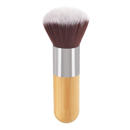 MigCen Bamboo Handle Makeup Brush Foundation Brush Soft Brush Delicate and Non-Harming to The Skin Suitable for Gifts（M Round Head） | Walmart (US)