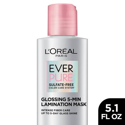 L'Oreal Paris EverPure Sulfate Free Hair Gloss Glossing Lamination Mask - 5.1 fl oz | Target
