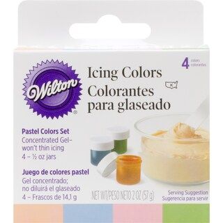 Wilton Icing Colors .5Oz 4/Pkg-Pastel | Michaels Stores