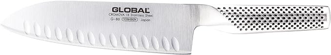 Global 7" Hollow Ground Santoku Knife G 80 | Amazon (US)