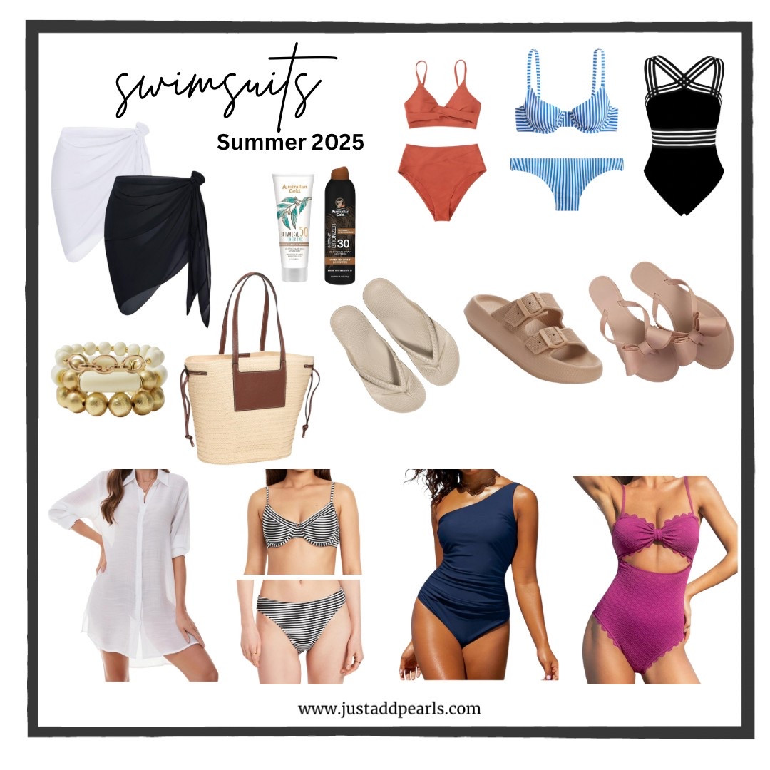 My pre summer swimsuit edit 

#LTKMidsize #LTKSummerEdit #LTKSwim