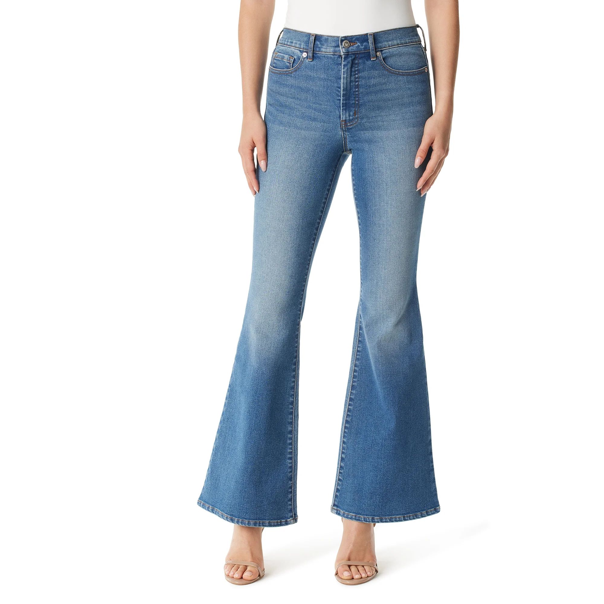 Jessica Simpson Women's  and Women's Plus Daisy Fitted Flare Jeans | Walmart (US)