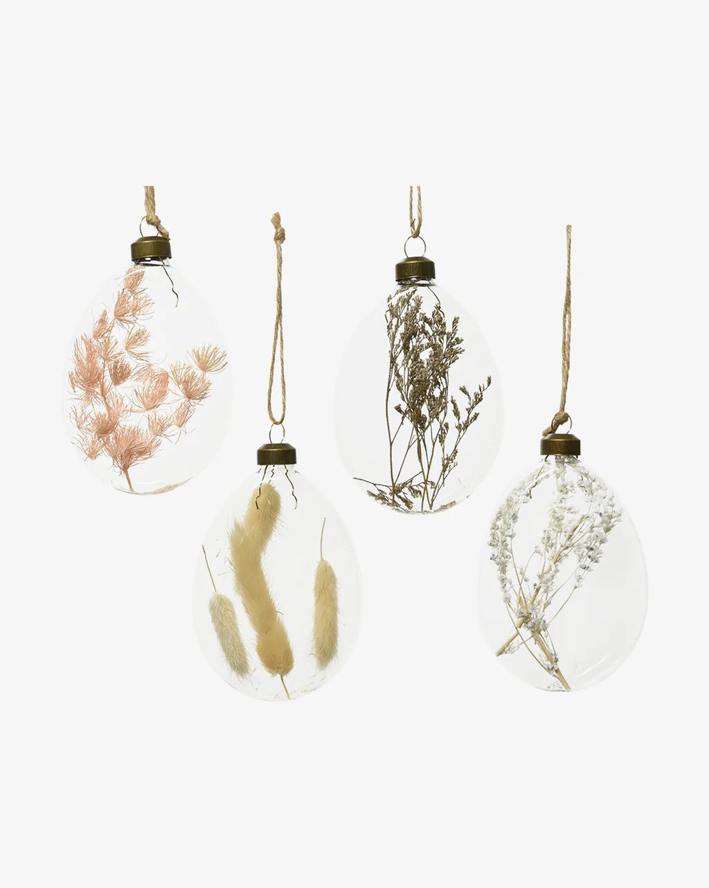 Foraged Floral Ornaments (Set of 4) | McGee & Co.