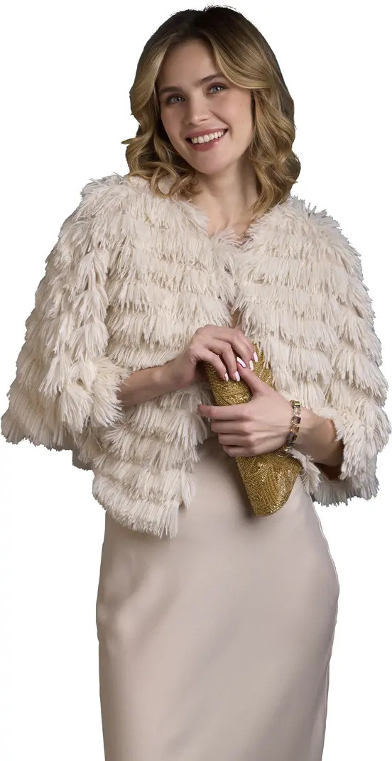 SAACHI Faux Fur Capelet | Nordstromrack | Nordstrom Rack