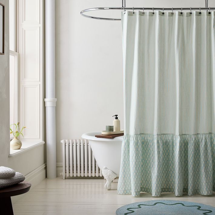 RHODE Thistle Shower Curtain | West Elm (US)