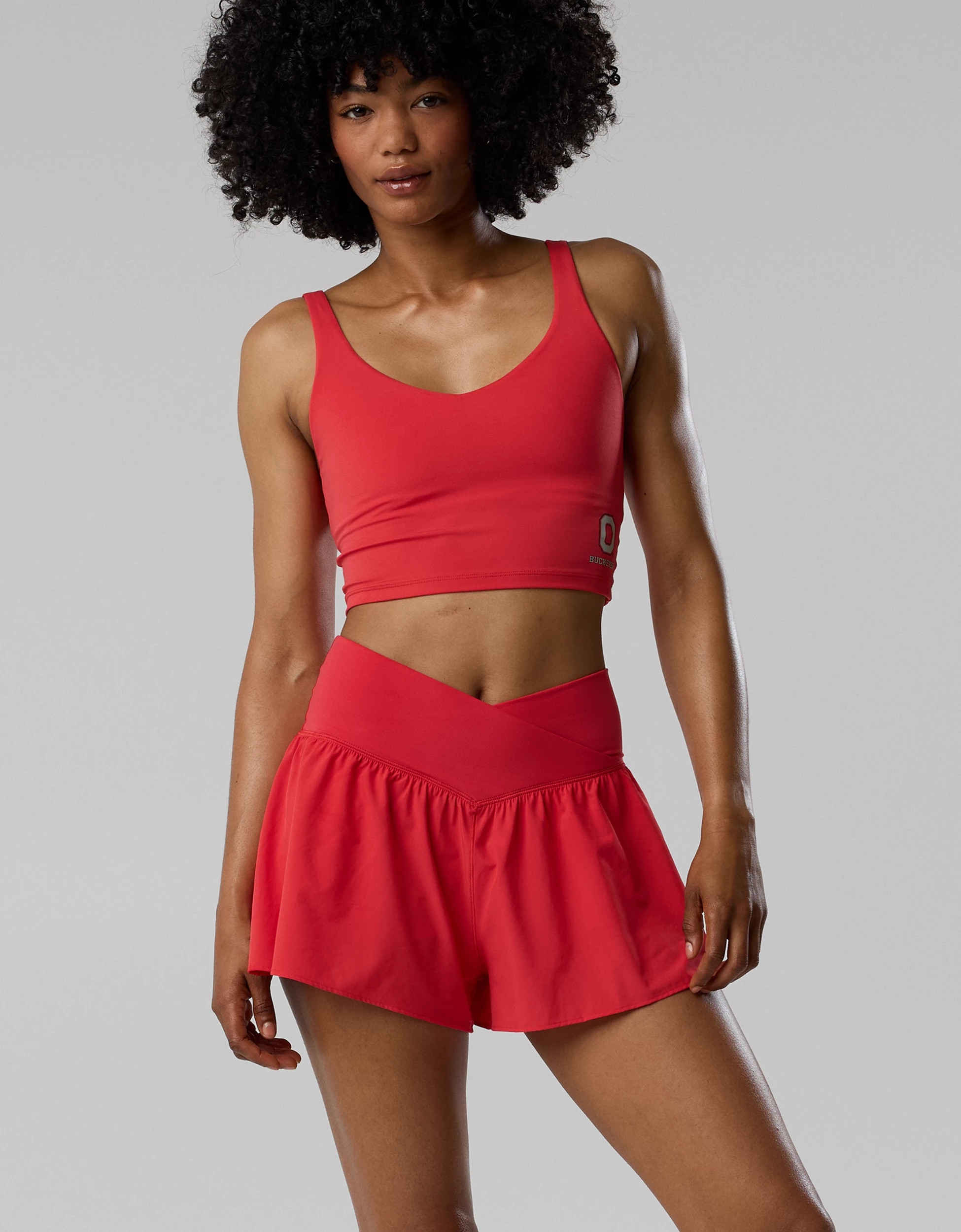 Ohio State Buckeyes OFFLINE By Aerie Crossover Flowy Short | Aerie