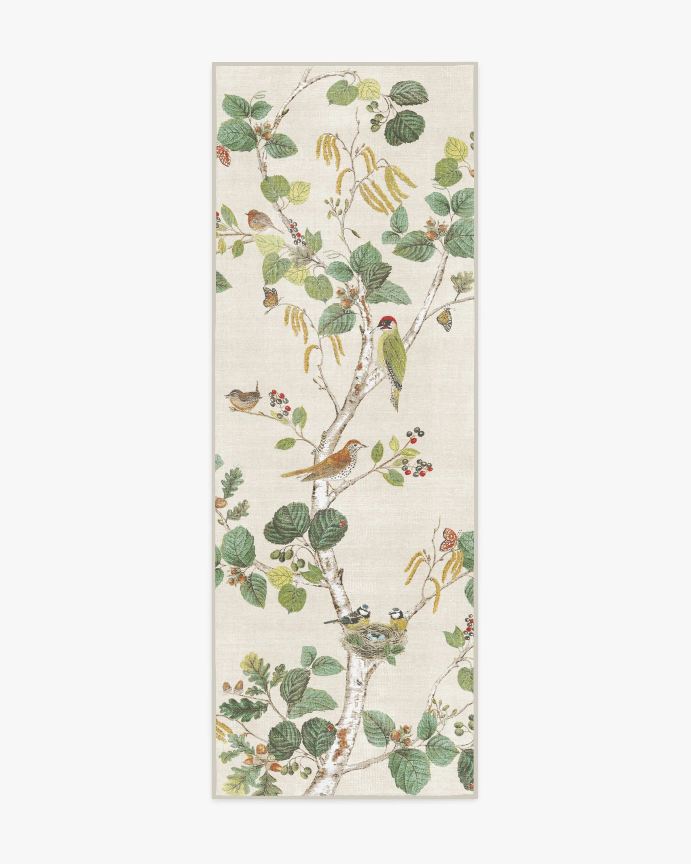 Woodland Chorus Fawn Flatwoven Rug | Ruggable