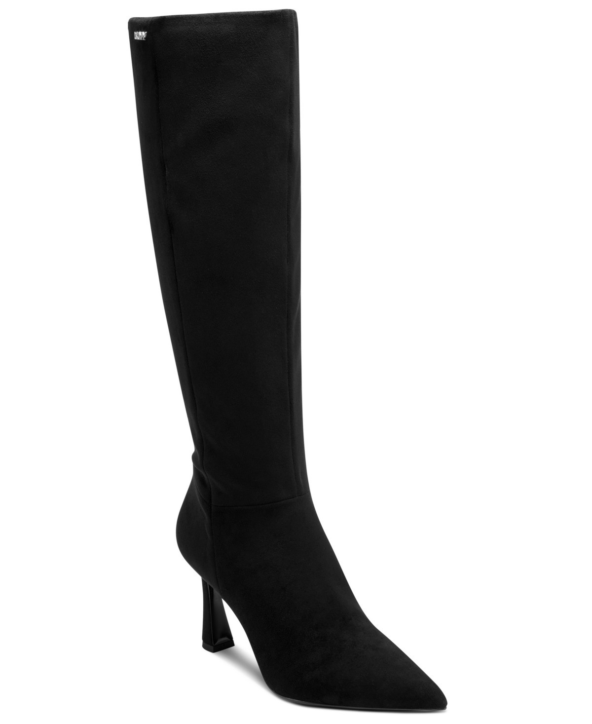 Dkny Women's Cainon Pointed Toe Dress Boots - Black Suede | Macy's