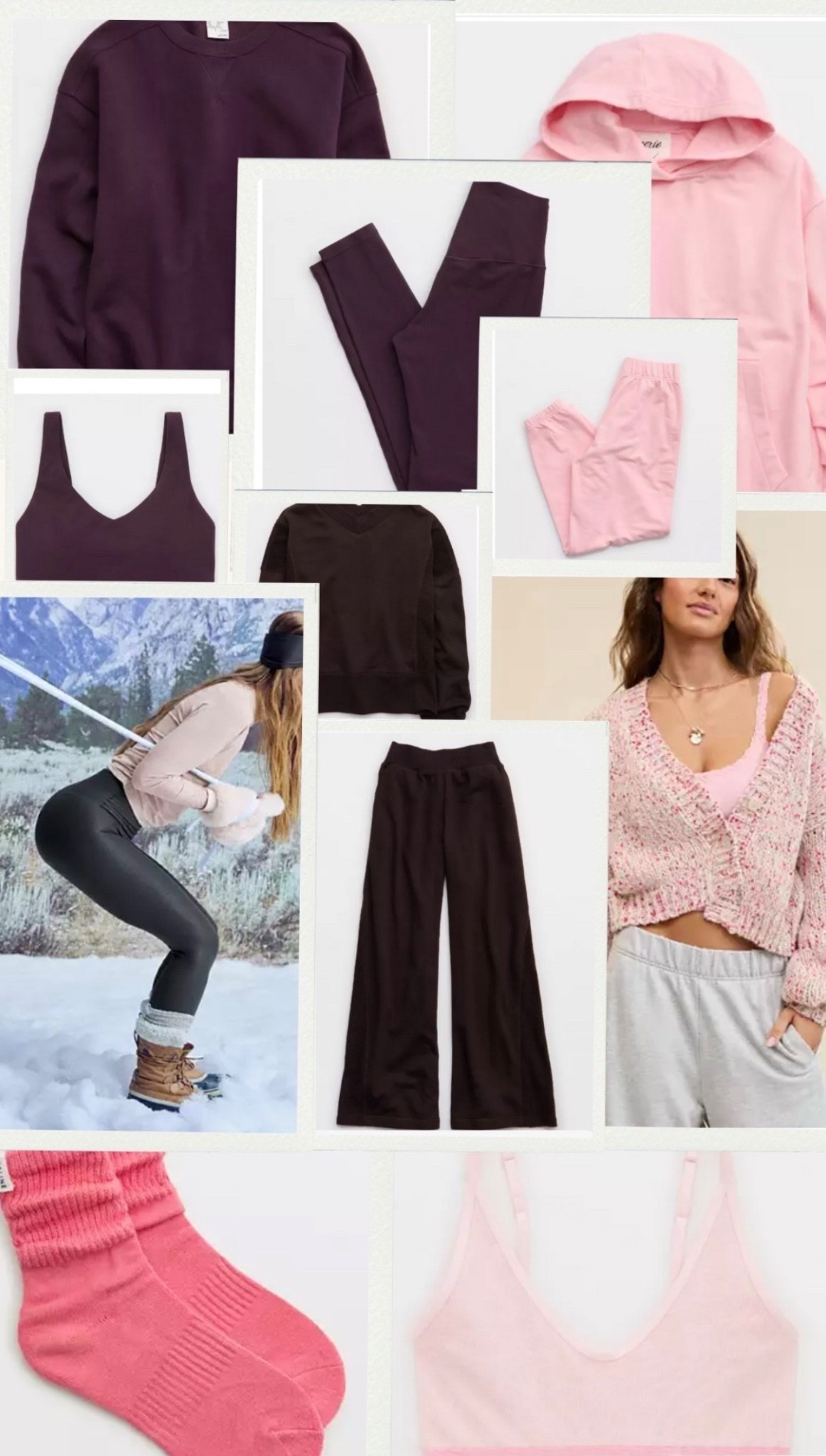 All things cozy currently living in my Aerie cart. ☁️✨
The soft sets, the fleece, the oversized layers… everything you need for winter lounging. Linking it all below!


Aerie cozy finds • loungewear • winter essentials