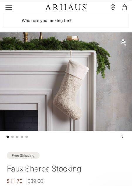 High quality, soft Sherpa, boho stockings from Arhaus on major sale. Get now for just $12 instead of $40! 

#LTKHoliday #LTKhome #LTKSeasonal