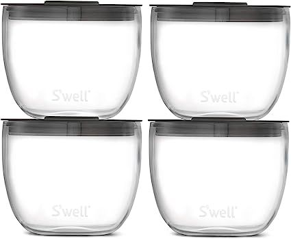 S'well Eats 2-IN-1 Nesting Food Bowls, 14oz, Clear | Amazon (US)