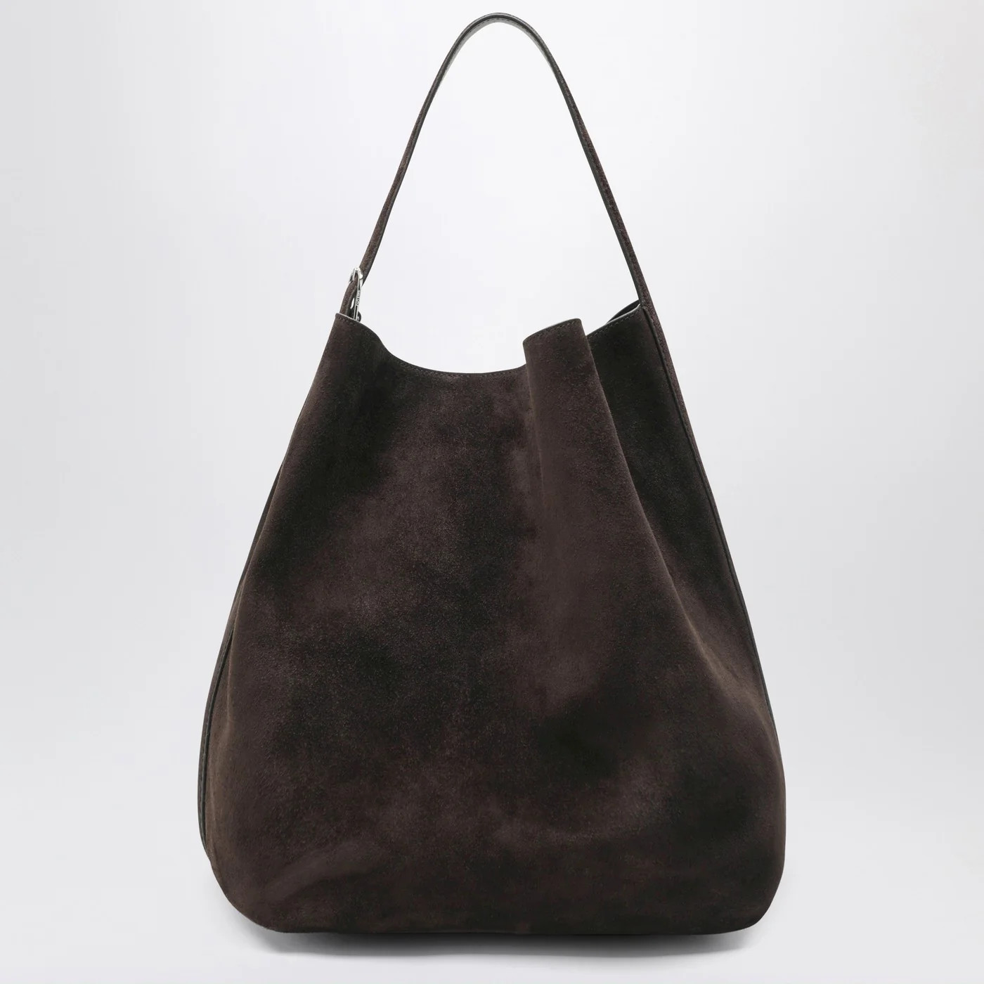 Brown suede tote bag | The Double F