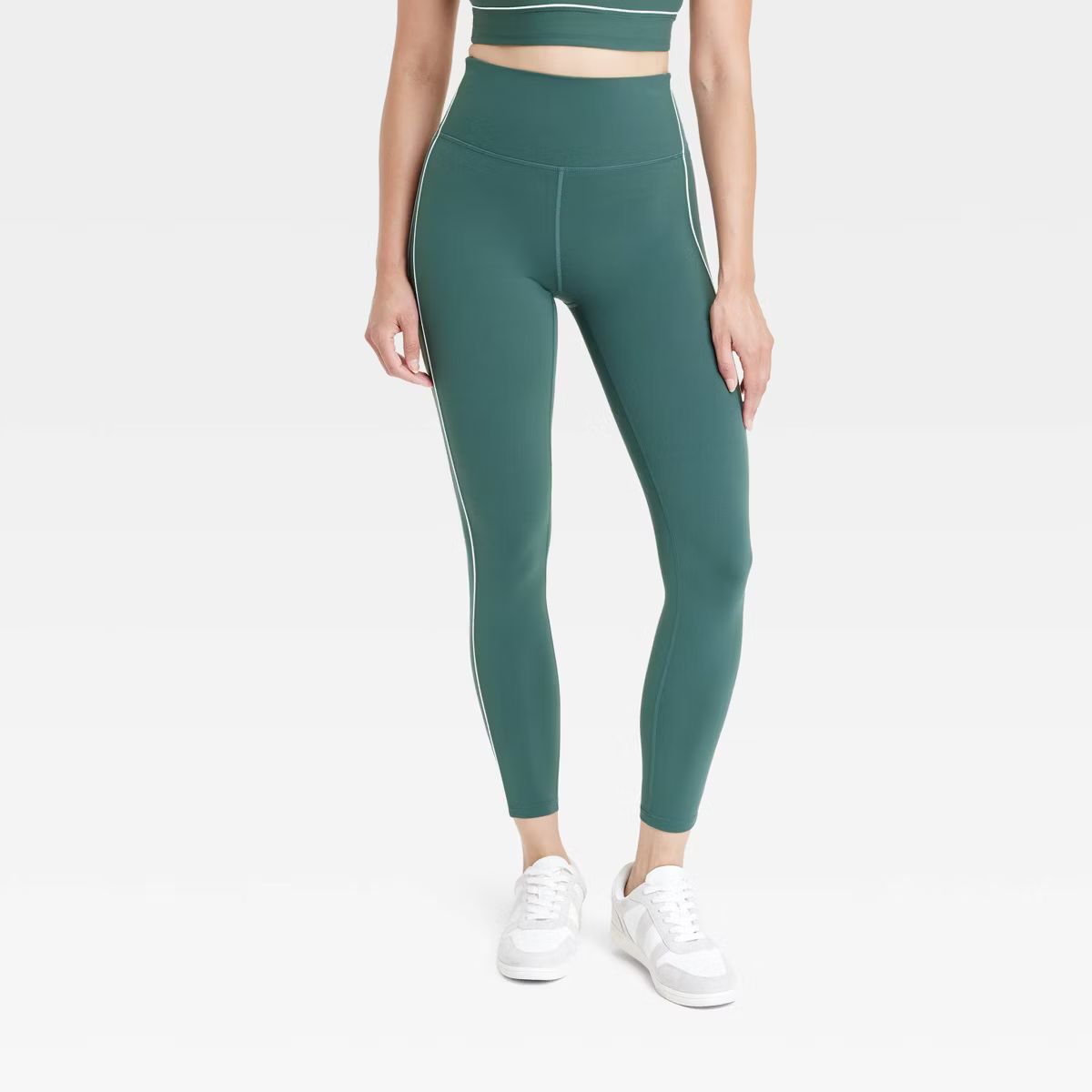 Women's Everyday Soft High-Rise Piped 7/8 Leggings - All In Motion™ | Target