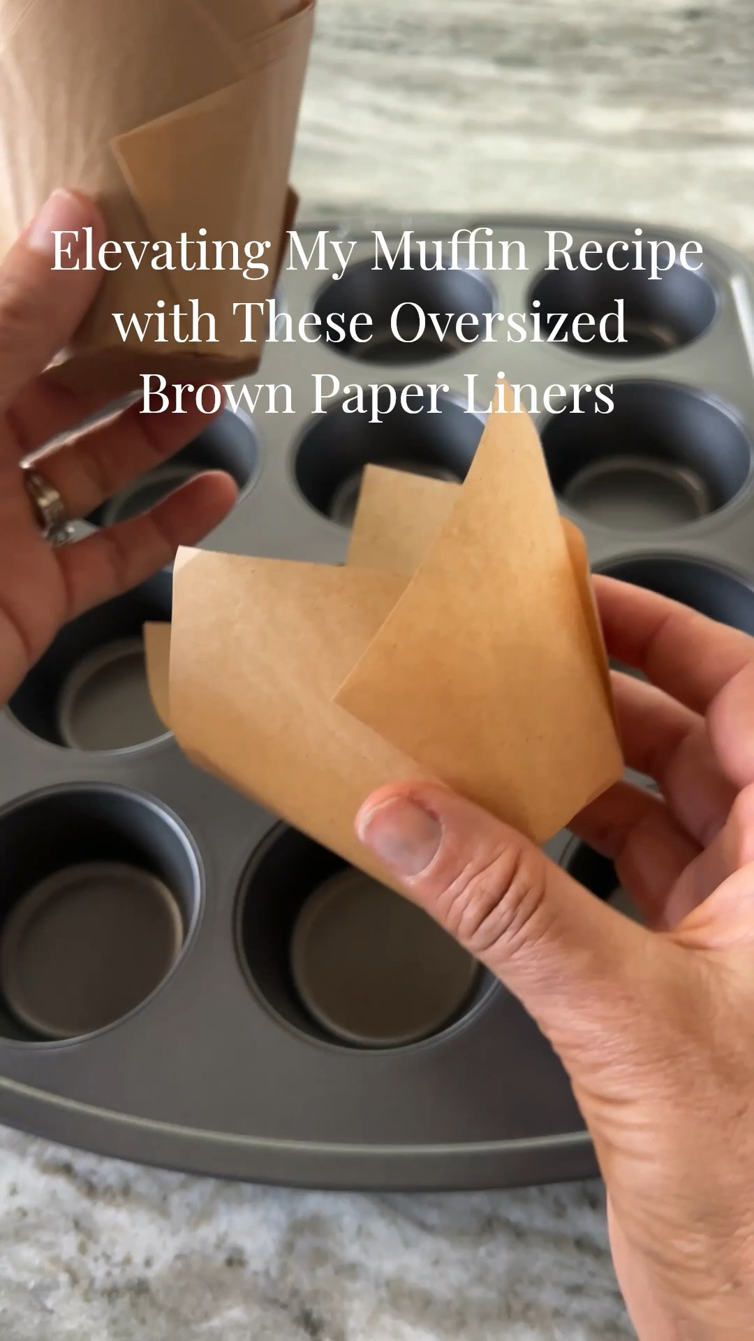 Fresh sourdough blueberry muffins… but can we talk about these liners?  

These brown paper muffin tin liners instantly elevate any recipe. Muffins, cupcakes, mini quiches, you name it. I love that they’re oversized so you can bake slightly bigger portions while getting that effortless French bakery look right at home.  

It’s the easiest way to turn an everyday bake into something that feels a little more special. Linked for anyone else who loves simple kitchen upgrades that make your food look as good as it tastes. 🫐🥐

#LTKmomlife #LTKvlog #LTKfoodie