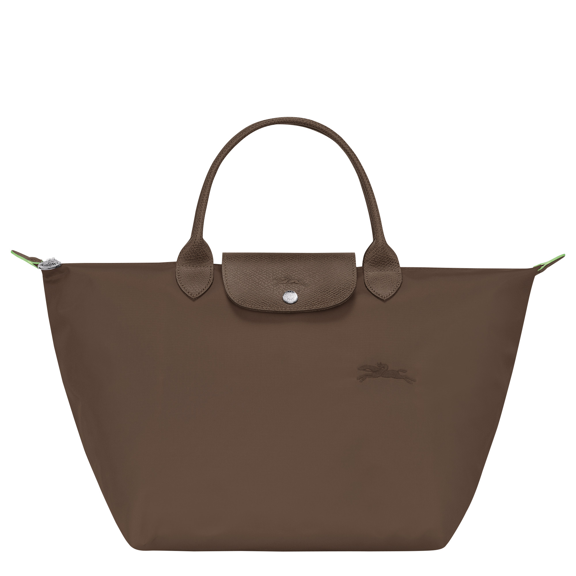 Le Pliage Green M Handbag Terra - Recycled canvas | Longchamp US | Longchamp