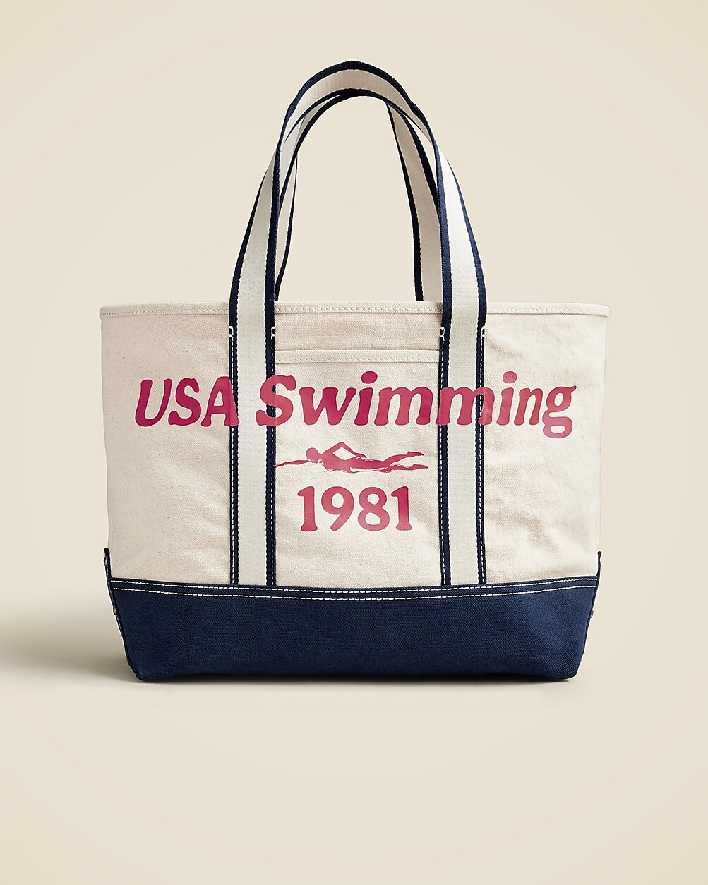 Limited-edition USA Swimming&reg; X J.Crew medium Montauk tote | J. Crew US