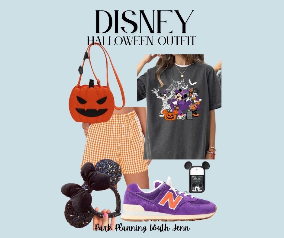 Disney Halloween outfits Mickeys not so scary Halloween outfit, outfits mouse ears outfit,
Sanderson sisters, mnsshp, pumpkin bag, purple sneakers new balance

#LTKParties #LTKSeasonal #LTKTravel