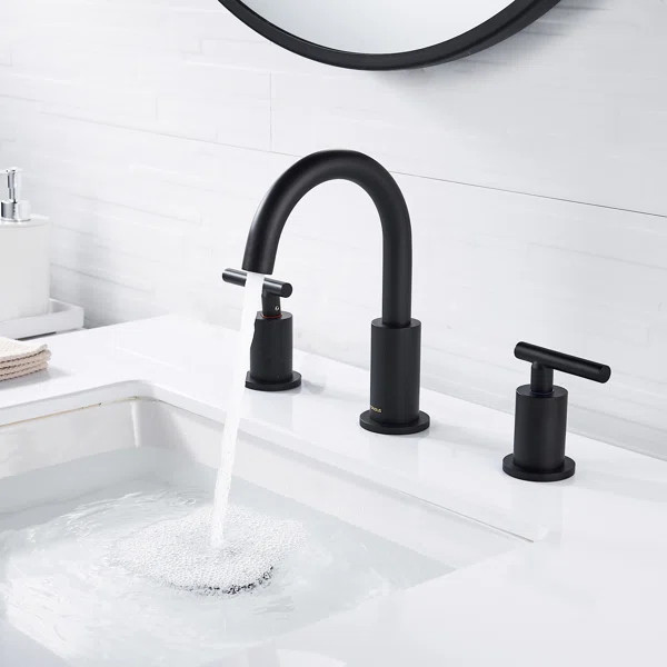 WB-0300G Widespread Bathroom Faucet with Drain Assembly | Wayfair Professional