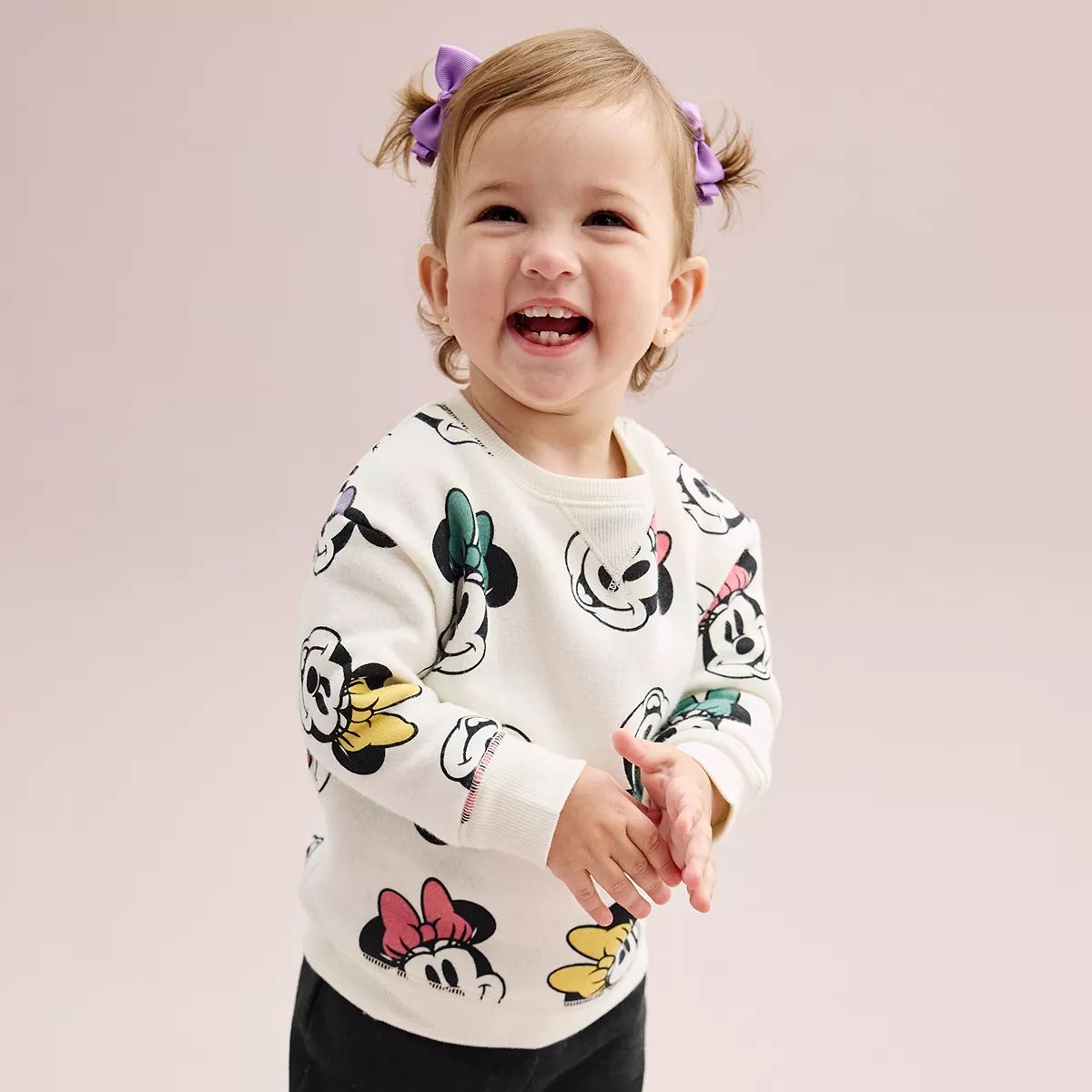 Disney’s Minnie Mouse Baby Girl Fleece Crewneck by Jumping Beans® | Kohl's