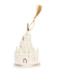 3.5x5.5 Cinderella Castle Porcelain Ornament | Marshalls