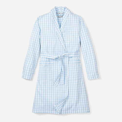 Petite Plume™ women's gingham robe | J. Crew US