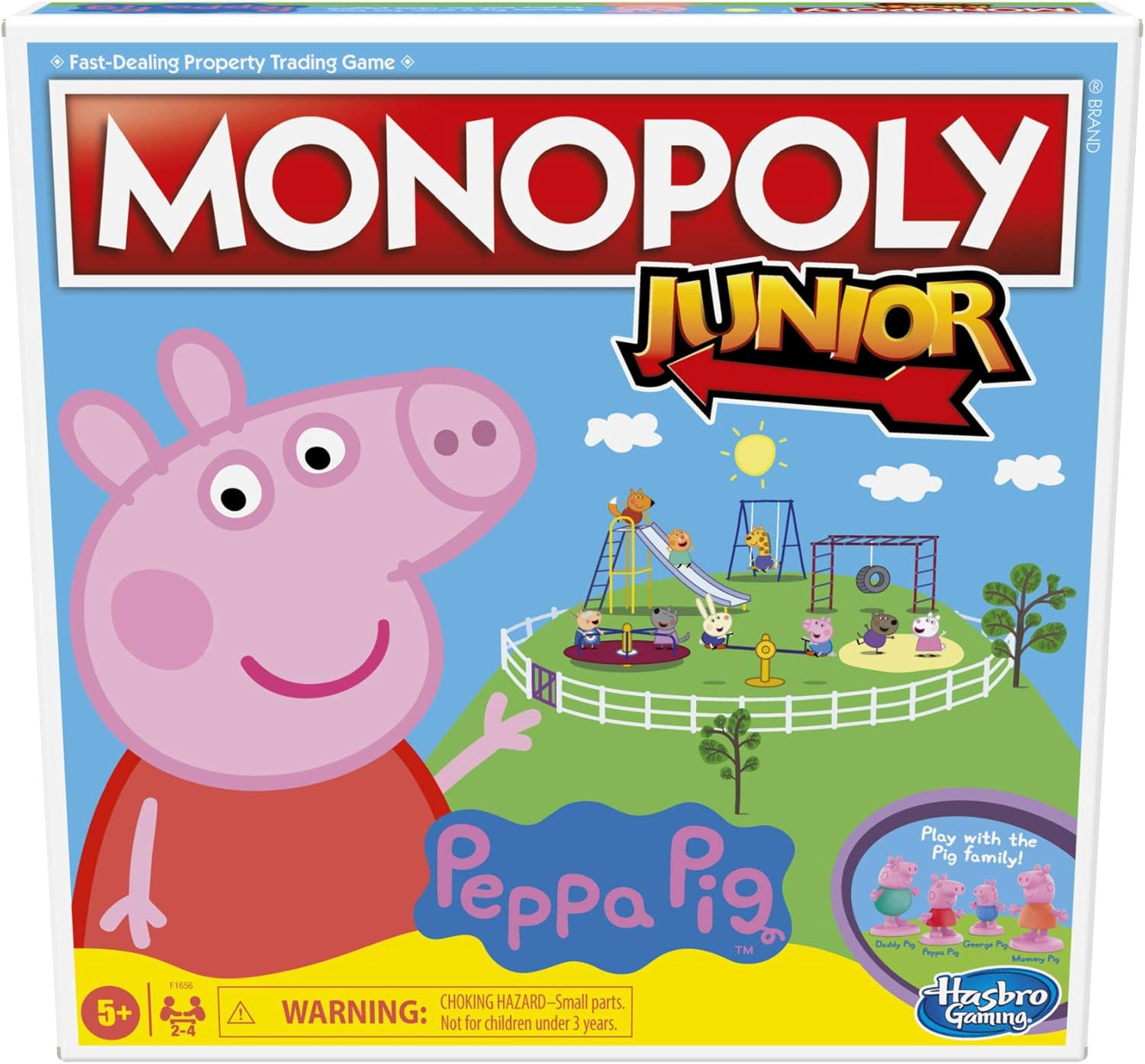 Hasbro Gaming Monopoly Junior: Peppa Pig Edition Board Game for 2-4 Players, Indoor Games for Kid... | Amazon (US)