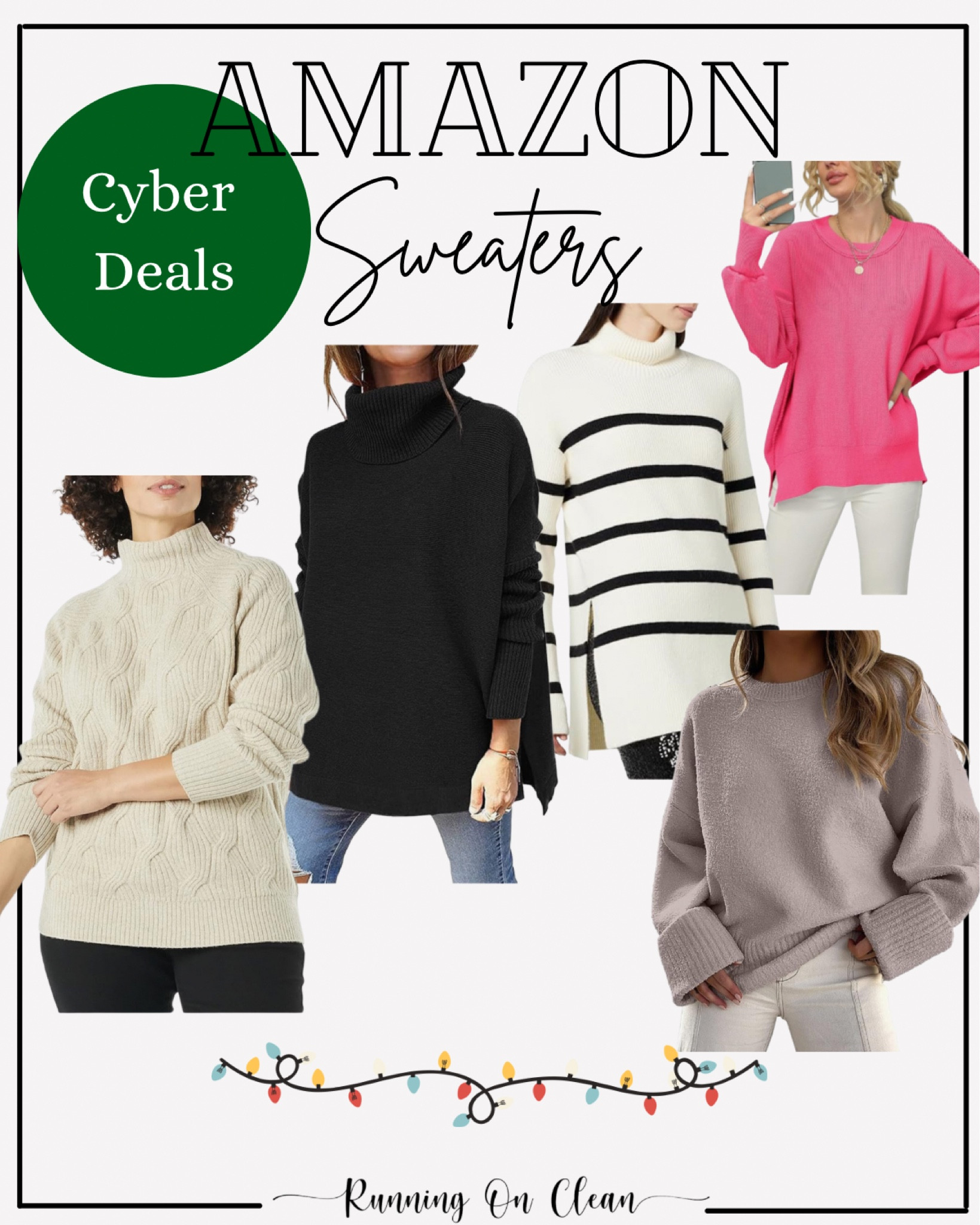 Amazon sweaters on cyber deals 

#LTKSeasonal #LTKsalealert #LTKCyberWeek