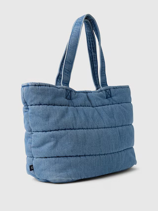 Denim Puffer Tote | Gap (US)